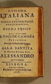 Tapa de Lusiada italiana