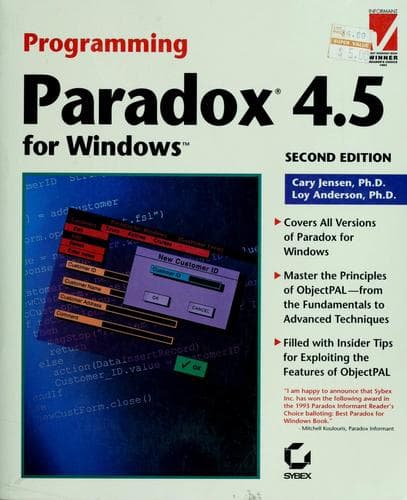 Tapa de Programming Paradox 4.5 for Windows