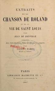 Tapa de Extraits de la Chanson de Roland, et de la vie de Saint Louis