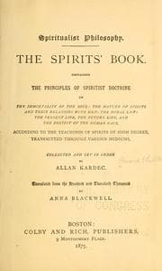 Tapa de Spiritualist philosophy