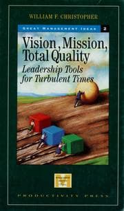 Tapa de Vision, mission, total quality