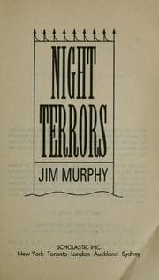 Tapa de Night terrors