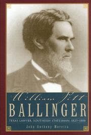 Tapa de William Pitt Ballinger