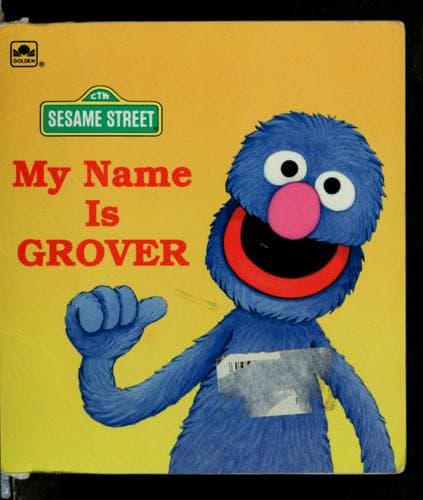 Tapa de My name is Grover