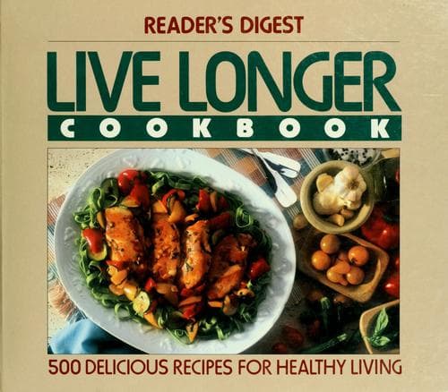 Tapa de Live longer cookbook