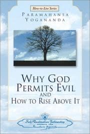 Tapa de Why god permits evil and how to rise above it