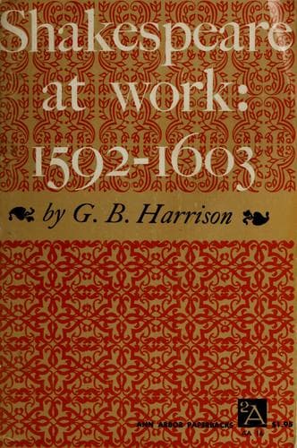 Tapa de Shakespeare at work, 1592-1603