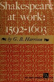 Tapa de Shakespeare at work, 1592-1603