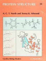 Tapa de Protein Structure (Carolina Biology Reader, No 34)
