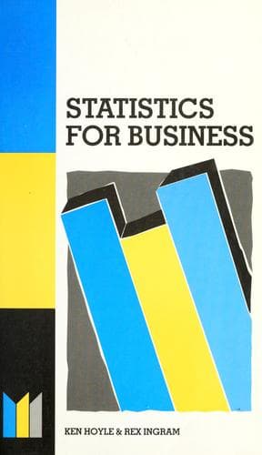 Tapa de Statistics for Business