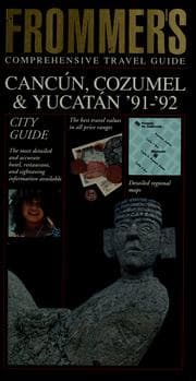 Tapa de Frommer's comprehensive travel guide, Cancun, Cozumel & Yucatan '91-'92