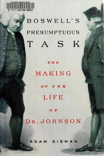 Tapa de Boswell's presumptuous task