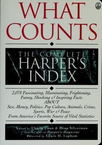 Tapa de What Counts