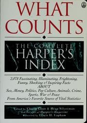 Tapa de What Counts