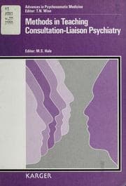 Tapa de Methods in teaching consultation-liaison psychiatry