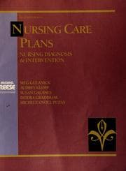 Tapa de Nursing care plans