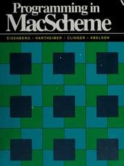 Tapa de Programming in MacScheme