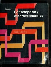 Tapa de Contemporary macroeconomics