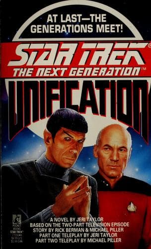 Tapa de Star Trek The Next Generation - Unification