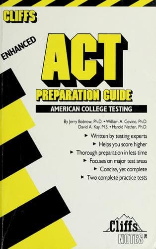 Tapa de Cliffs Enhanced American College Testing Preparation Guide (Cliffs Preparation Guides)