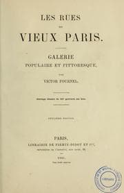 Tapa de Les rues du vieux Paris