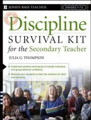 Tapa de Discipline survival kit for the secondary teacher