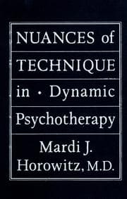 Tapa de Nuances of technique in dynamic psychotherapy