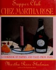 Tapa de Supper club Chez Martha Rose