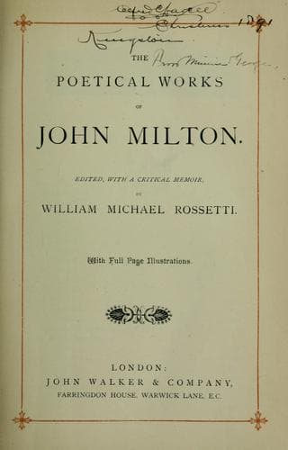 Tapa de Poetical works