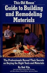 Tapa de This Old House guide to building and remodeling materials
