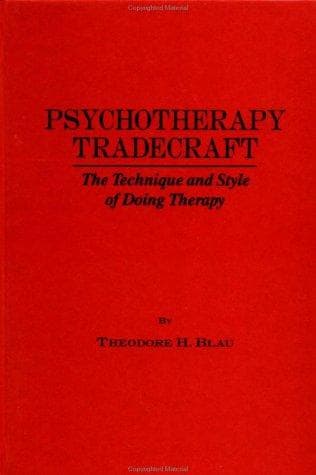 Tapa de Psychotherapy tradecraft