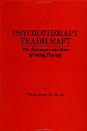Tapa de Psychotherapy tradecraft