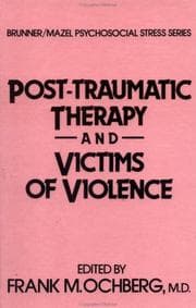 Tapa de Post-traumatic therapy and victims of violence