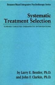 Tapa de Systematic treatment selection