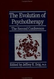 Tapa de The Evolution of psychotherapy