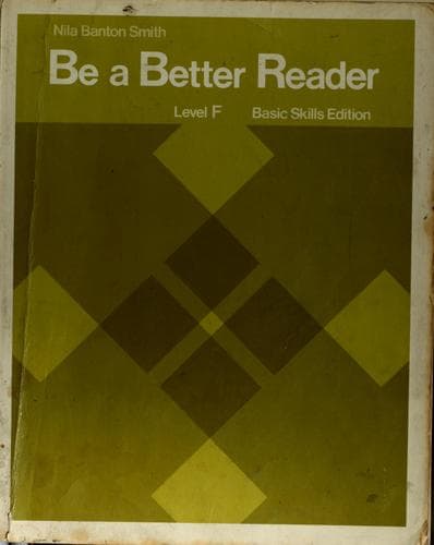 Tapa de Be a better reader