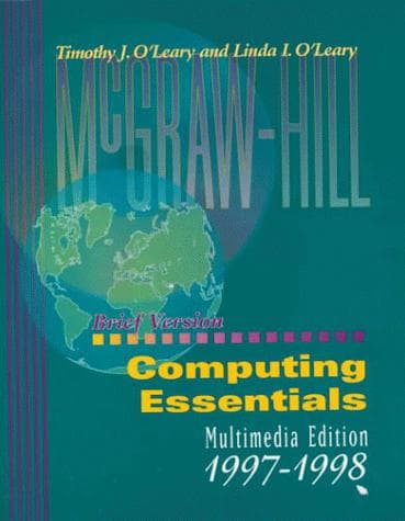 Tapa de McGraw-Hill computing essentials, 1997-1998