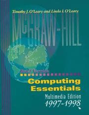 Tapa de McGraw-Hill computing essentials, 1997-1998