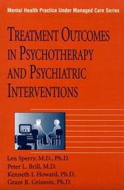 Tapa de Treatment outcomes in psychotherapy and psychiatric interventions