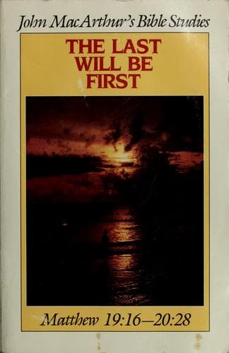 Tapa de The last will be first
