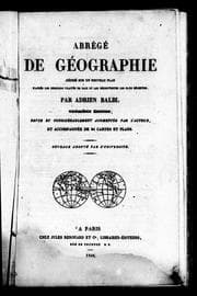 Tapa de Abrégé de géographie