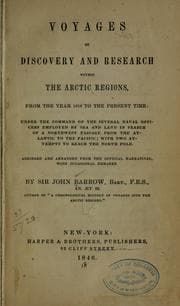 Tapa de Voyages of discovery and research within the Arctic regions, from the year 1818 to the present time
