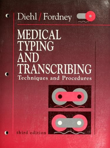 Tapa de Medical typing and transcribing