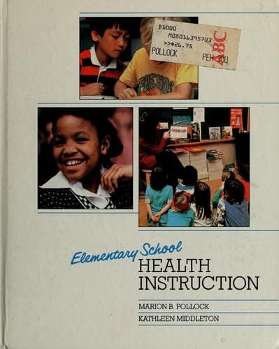Tapa de Elementary school health instruction