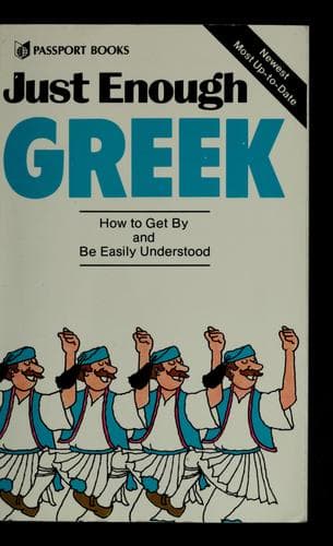 Tapa de Just enough Greek