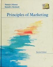 Tapa de Principles of marketing