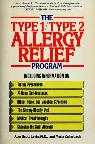 Tapa de The type 1/type 2 allergy relief program