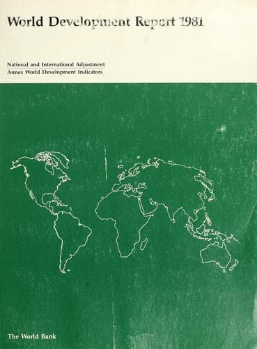 Tapa de World Development Report 1981