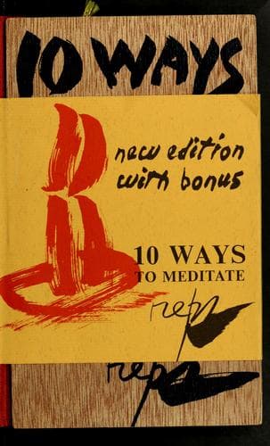 Tapa de Ten Ways to Meditate