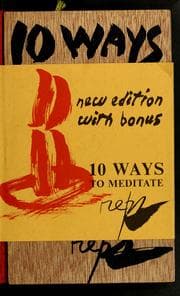 Tapa de Ten Ways to Meditate